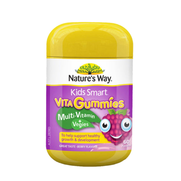 NATURE‘S WAY KIDS SMART Vita Gummies Multi-Vitamin+Vegies 60S