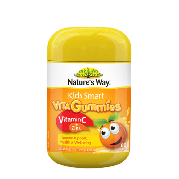 NATURE’S WAY KIDS SMART Vita Gummies Vitamin C+Zinc 60S