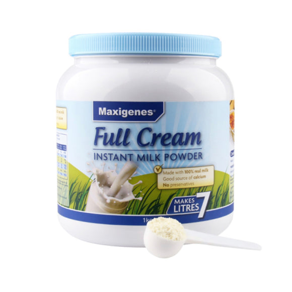 MAXIGENES Full Cream Instant Milk Powder 1kg