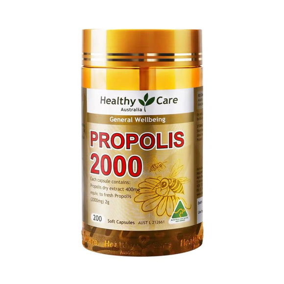 HEALTHY CARE Propolis 2000mg 200 Capsules