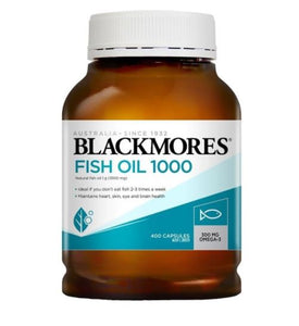澳洲BLACKMORES深海鱼油软胶囊无腥味400粒新包装