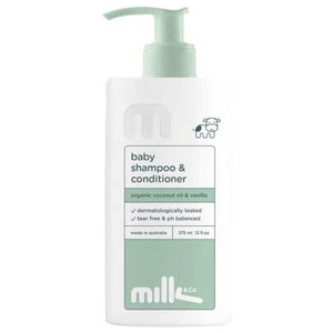 澳洲MILK&CO婴幼儿洗发护发二合一 375ml