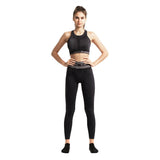 YPL 360 Degrees Slim Yoga Pants Free Size with Black